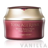 Etude House Total Age Repair Wrinkle Reduce Beauty Sleep Gold Mask