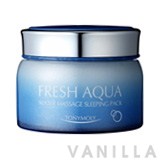 Tony Moly Fresh Aqua Water Massage Sleeping Pack