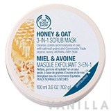 The Body Shop Honey & Oat 3-In-1 Scrub Mask