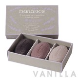 Durance 3 Organic Soaps in Palette with Organic Lavender Essential Oil