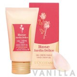 L'occitane Rose Jardin Delice Hand Cream Gel