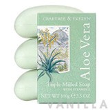Crabtree & Evelyn Aloe Vera Triple-Milled Soap 