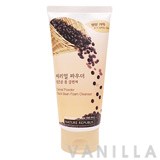 Nature Republic Cereal Powder Black Bean Foam Cleanser