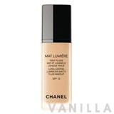 Chanel Mat Lumiere Long Lasting Luminous Matte Fluid Makeup SPF15