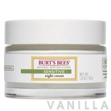 Burt's Bees Sensitive Night Cream
