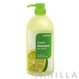 Watsons Cream Shampoo Lime Scented