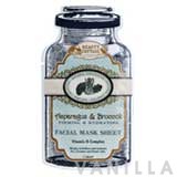 Beauty Cottage Asparagus & Broccoli Firming & Hydrating Facial Mask Sheet