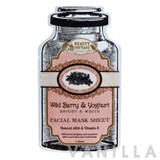 Beauty Cottage Wild Berry & Yoghurt Bright & White Facial Mask Sheet