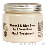 Beauty Cottage Almond & Rice Bran Dry & Damage Repair Mask Treatment 