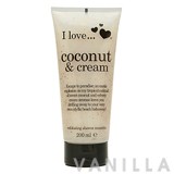 I Love... Coconut & Cream Exfoliating Shower Smoothie 
