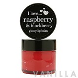 I Love... Raspberry & Blackberry Glossy Lip Balm