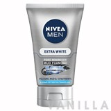 Nivea For Men Extra White Mud Foam