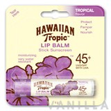Hawaiian Tropic Lip Balm Stick Sunscreen SPF45+ Tropical