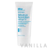 Bliss Fabulous Face Lotion SPF15
