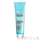 Bliss Blood Orange+White Pepper Hand Cream