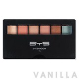 BYS Cosmetics Eyeshadow 6 Piece Vertical