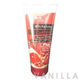 Aron Whitening and Oil Control Foam Plus Pomegranate & Rice Milk