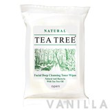 Tea Tree Facial Deep Cleansing Toner Wipes