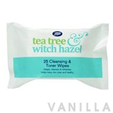 Boots Tea Tree & Witch Hazel Cleansing & Toning Wipes 