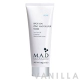 M.A.D Skincare Spot On Zinc And Sulfur Mask