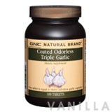 GNC Natural Brand Coated Odorless Triple Garlic