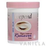 Depend Eye Make-Up Remover Pads With Oil