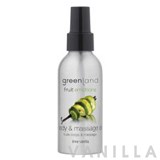 Greenland Body & Massage Oil Lime & Vanilla