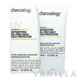 Charcoalogy UV Defense SPF50PA+++ Detoxifying Oil-Free Daily Face Protector
