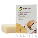 Tropicana Cold-Pressed Coconut Oil Soap Bar Non Preservative Thanaka Extract