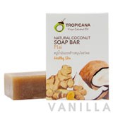 Tropicana Cold-Pressed Coconut Oil Soap Bar Non Preservative Plai Extract