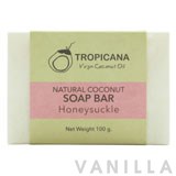 Tropicana Cold-Pressed Coconut Oil Soap Bar Non Preservative Honeysuckle