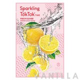 Peripera Sparking Tok Tok Time Mask Sheet #02 Pinkfull Lemon Toning