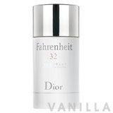 Dior Homme Fahrenheit 32 Alcohol Free Stick Deodorant