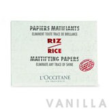 L'occitane RIZ RICE Mattifying Papers