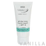 Marks & Spencer Body Formula All Day Long Hand Cream + SPF15