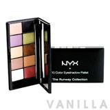 NYX The Runway Collection - 10 Color Palette