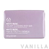 The Body Shop White Musk Creamy Cleansing Body Bar