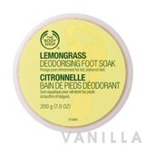 The Body Shop Lemongrass Deodorising Foot Soak