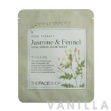 The Face Shop Herbal Therapy - Jasmine & Fennel Vital Spring Mask Sheet