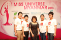 BSC Cosmetology สนับสนุนการประกวด Miss Universe Myanmar 2013