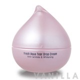 Tony Moly Fresh Aqua Tear Drop Cream (Anti-Wrinkle & Whiening)