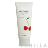 The Face Shop Herb Day 365 Cleansing Foam Acerola