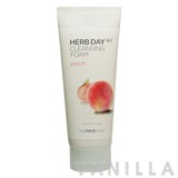 The Face Shop Herb Day 365 Cleansing Foam Peach