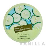 The Face Shop Herb Day Massage Cream Cucumber