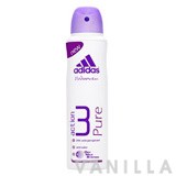 Adidas For Women Action 3 Anti-Perspirant Pure Deo Spray