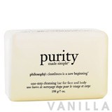 Philosophy Purity Made Simple One-Step Cleansing Bar For Face And Body