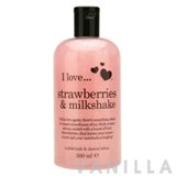 I Love... Strawberries & Milkshake Bubble Bath & Shower Creme