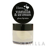 I Love... Vanilla & Ice Cream Glossy Lip Balm