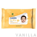 Cussons Baby Wipes Cares & Protects