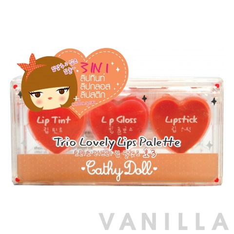 Cathy Doll Trio Lovely Lip Palette